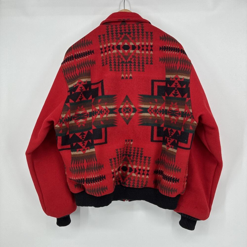 Vintage Pendelton Jacket Men Medium Wool Aztec High Grade Western Wear Rancher - Picture 2 of 16